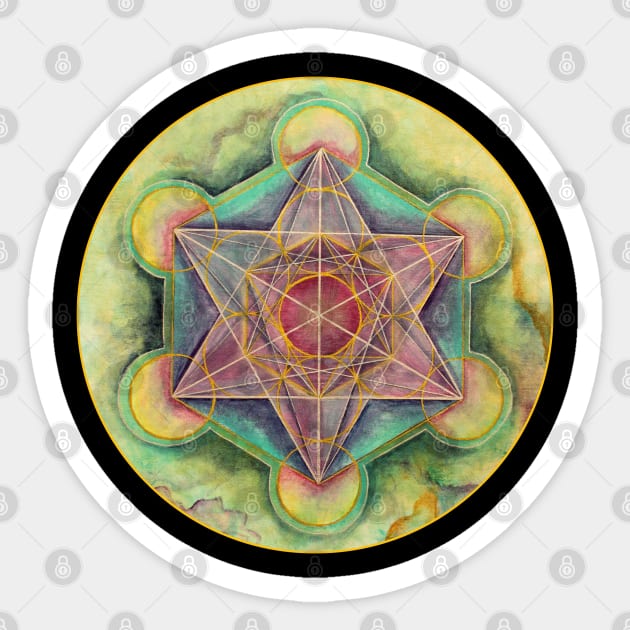 Sacred Geometry Sticker by Heartsake